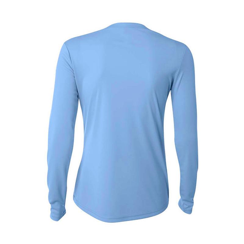SEI TEAM BRIAN A4 Women’s Cooling Performance Long Sleeve Tee - Light Blue
