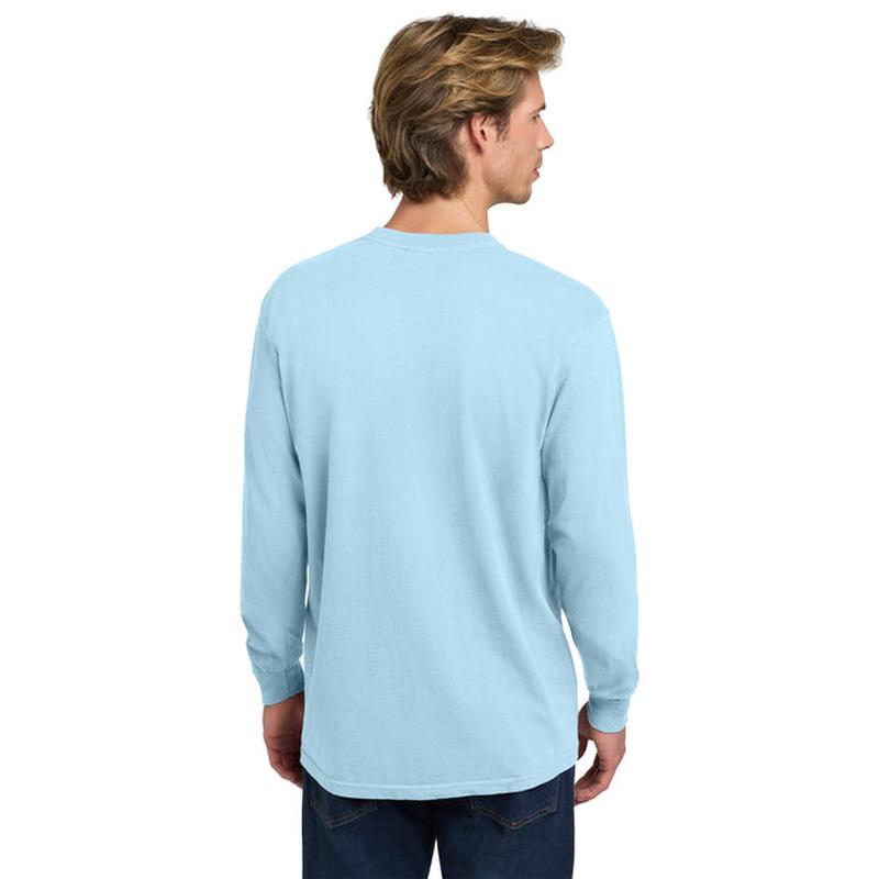 SEI TEAM BRIAN Comfort Colors ® Heavyweight Ring Spun Long Sleeve Tee - Chambray