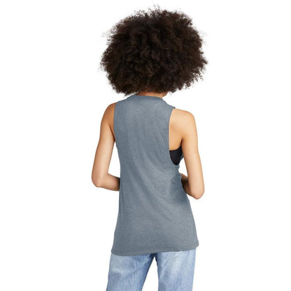 SEI TEAM BRIAN District® Women’s Perfect Tri® Muscle Tank - Flint Blue Heather