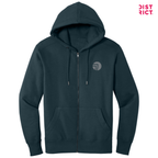 SEI-District® Perfect Weight® Fleece Full-Zip Hoodie - Navy