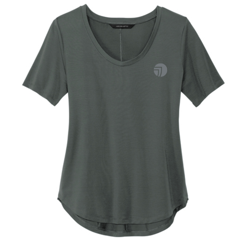 SEI Mercer+Mettle™ Women’s Stretch Jersey Relaxed Scoop - Anchor Grey