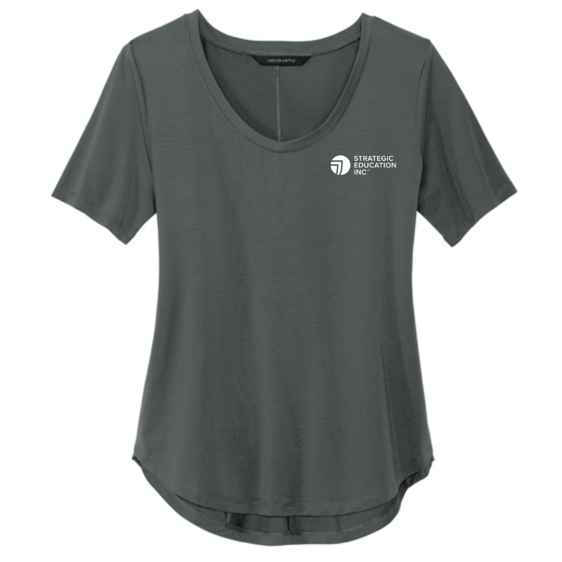 SEI Mercer+Mettle™ Women’s Stretch Jersey Relaxed Scoop - Anchor Grey