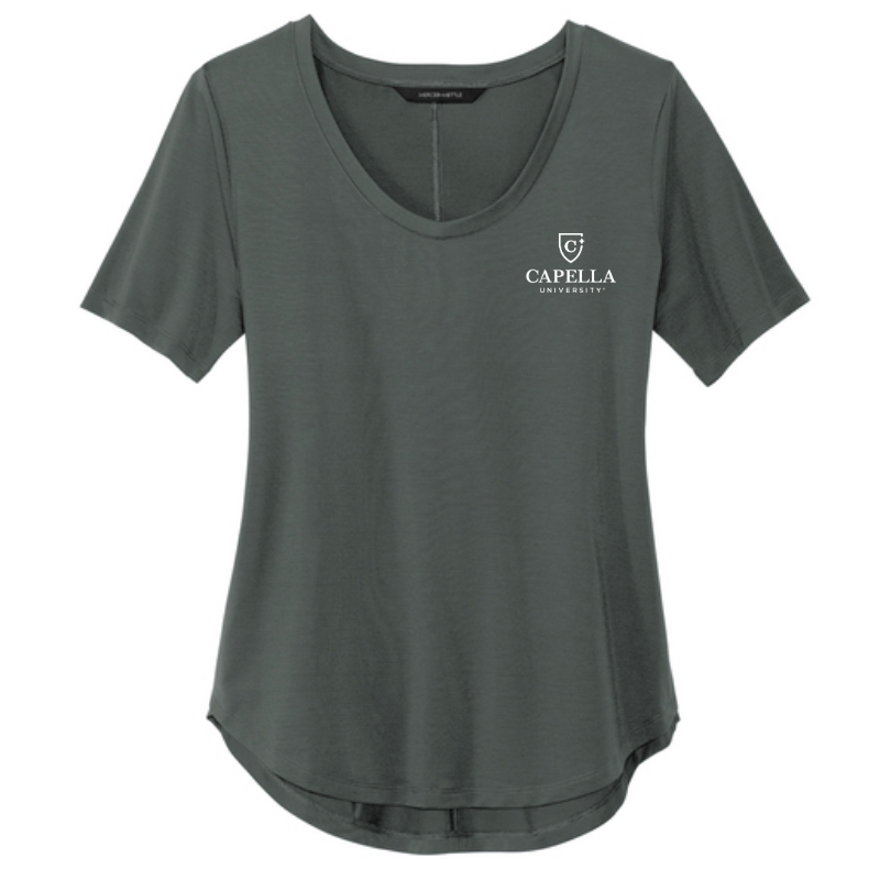 SEI Mercer+Mettle™ Women’s Stretch Jersey Relaxed Scoop - Anchor Grey