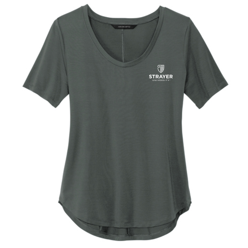 SEI Mercer+Mettle™ Women’s Stretch Jersey Relaxed Scoop - Anchor Grey