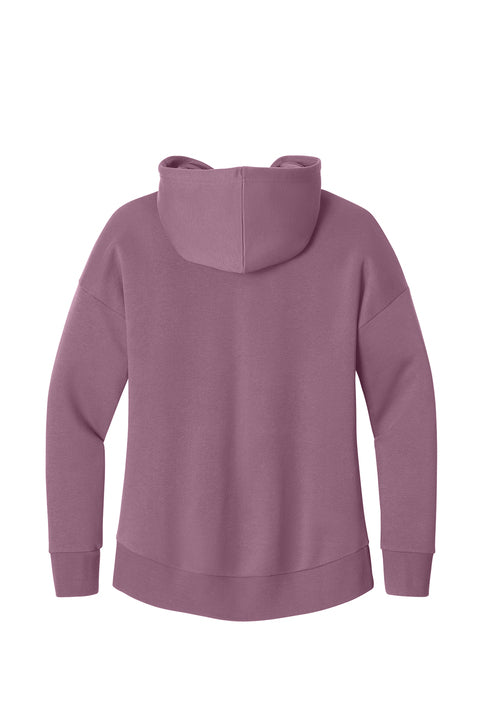 NEW SEI-District® Women’s Perfect Weight® Fleece Drop Shoulder Full-Zip Hoodie - Orchid Haze