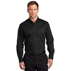 NEW SEI - Port Authority SuperPro Twill Shirt - Black