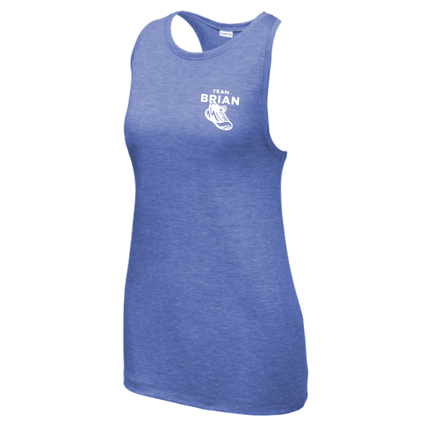 SEI TEAM BRIAN Sport-Tek® Women's PosiCharge® Tri-Blend Wicking Tank - True Royal Heather