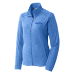 SEI TEAM BRIAN Port Authority® Women's Heather Microfleece Full-Zip Jacket - Light Royal Heather