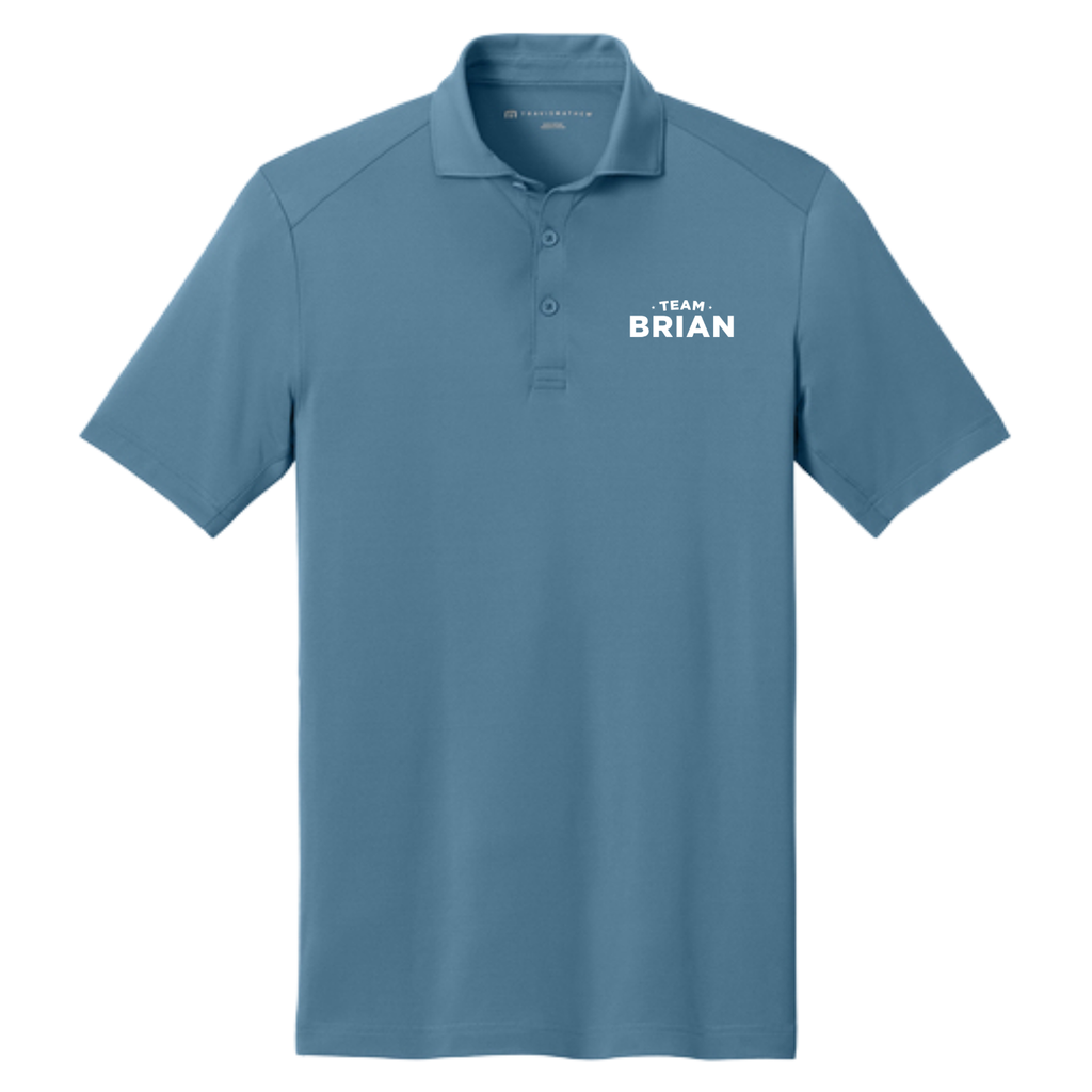 SEI TEAM BRIAN TravisMathew Onward Polo - Copen Blue
