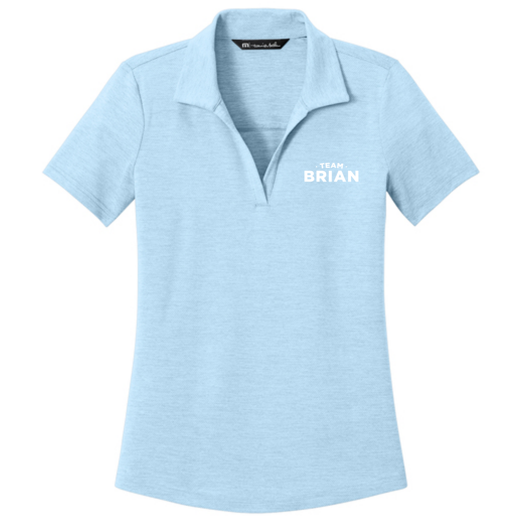 SEI TEAM BRIAN TravisMathew Women's Onward Polo - Airy Blue Heather
