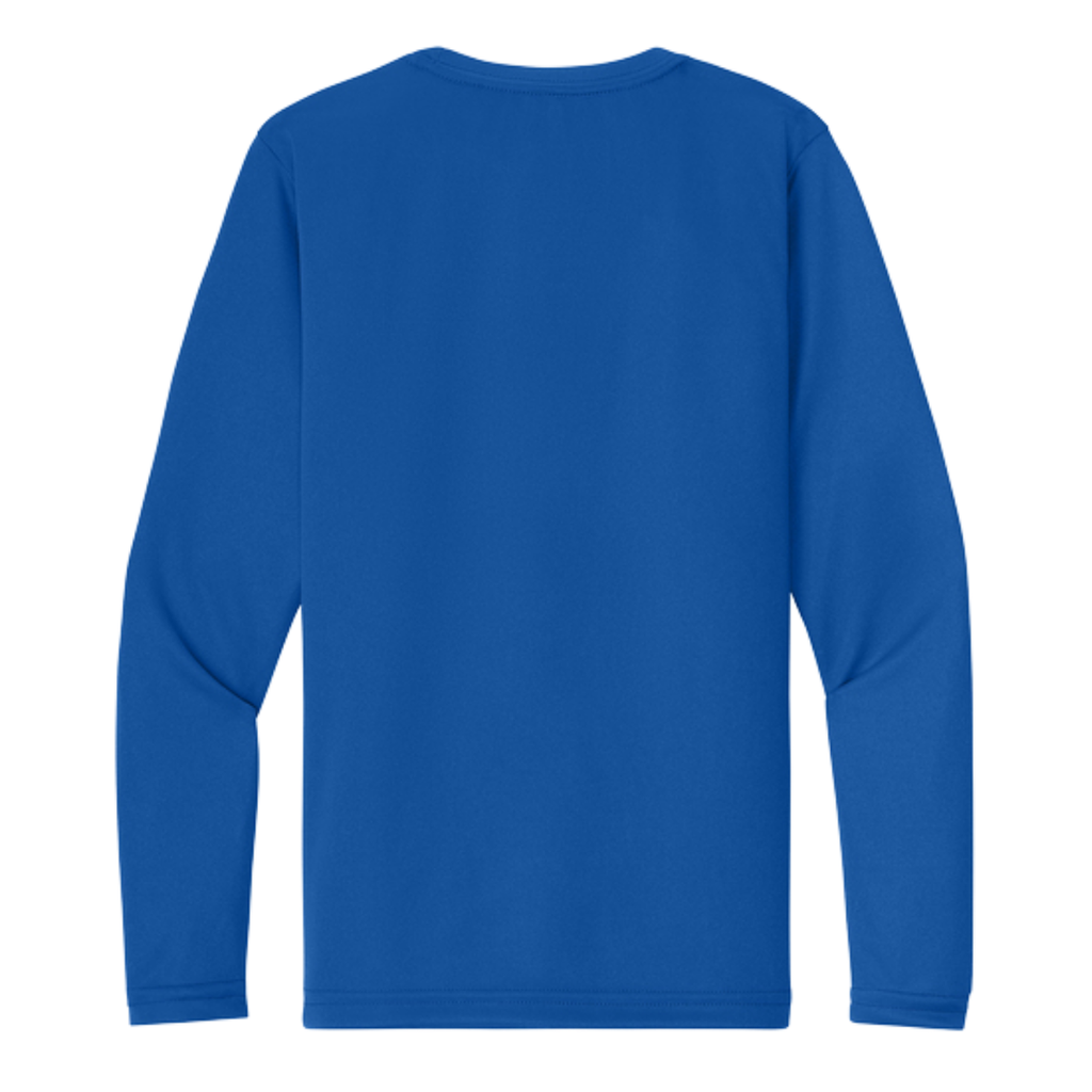 SEI TEAM BRIAN A4 Youth Cooling Performance Long Sleeve Tee - Royal