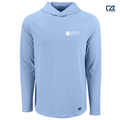 SEI Cutter & Buck Prospect Recycled Featherlight Stretch Mens Hooded Pullover - Atlas Blue