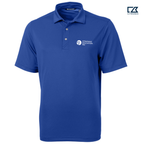 SEI Cutter & Buck Virtue Recycled Featherlight Pique Mens Polo - Tour Blue