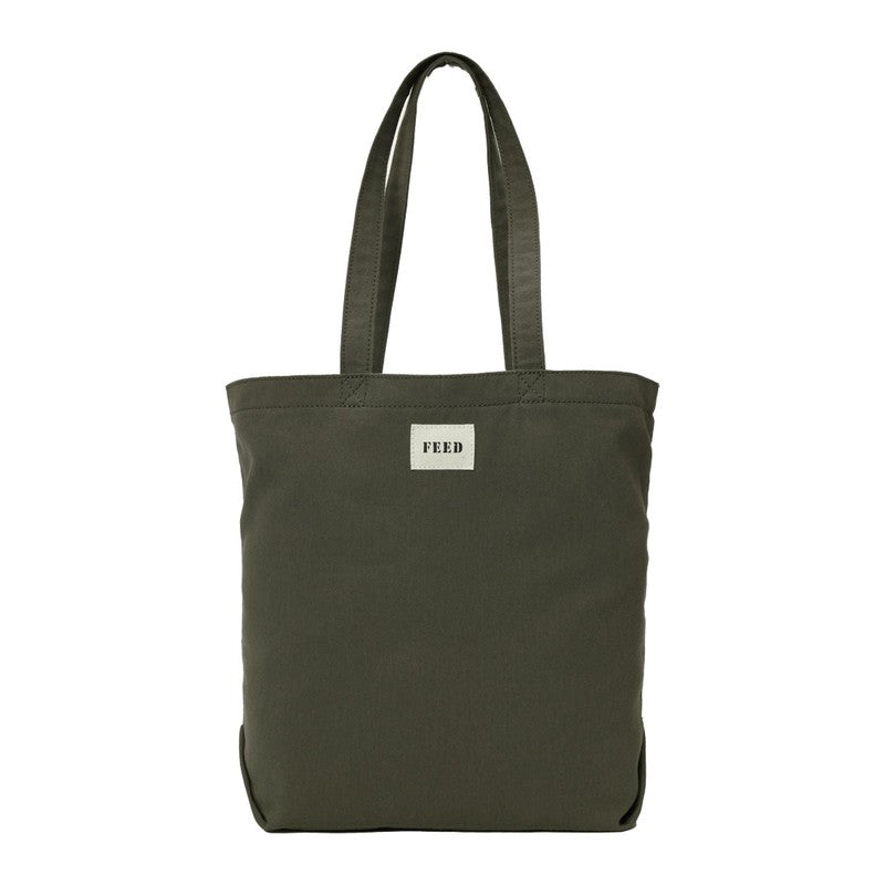 T4G FEED Organic Cotton Shopper Tote - Olive