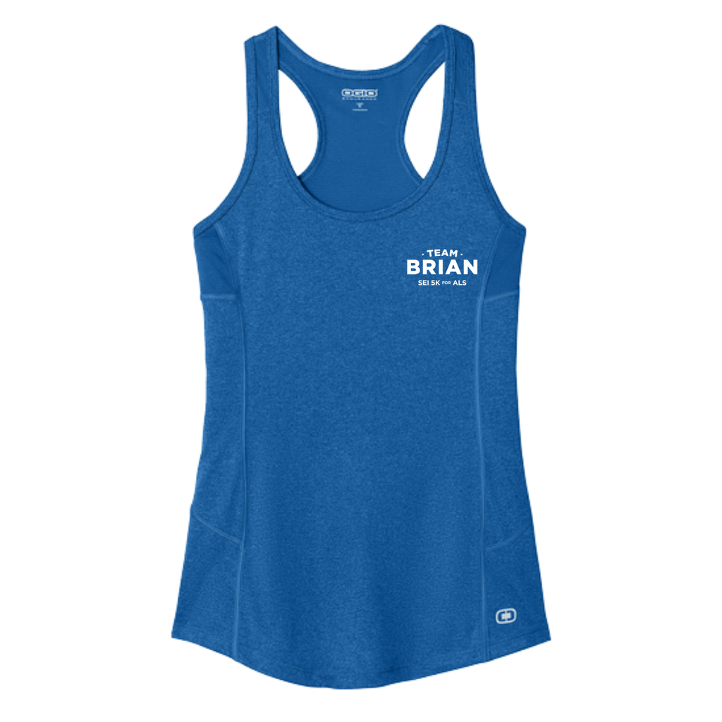 SEI TEAM BRIAN OGIO® Women's Racerback Pulse Tank - Electric Blue
