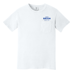 SEI TEAM BRIAN Comfort Colors® Heavyweight Ring Spun Pocket Tee - White