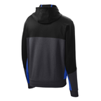 SEI TEAM BRIAN Sport-Tek® Tech Fleece Colorblock Full-Zip Hooded Jacket - Black/Grey/Royal