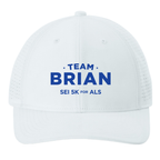 SEI TEAM BRIAN Sport-Tek® Pro-Cut Adjustable Cap - White