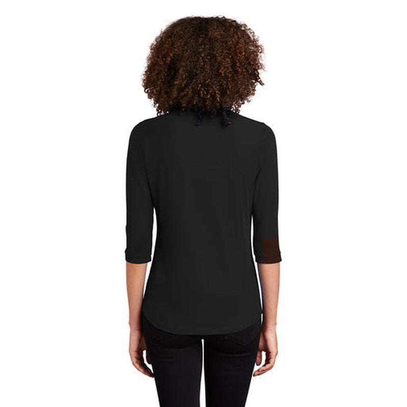 NEW - OGIO ® Ladies Jewel Henley - Blacktop
