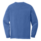 SEI TEAM BRIAN Comfort Colors® Heavyweight Ring Spun Long Sleeve Pocket Tee - Flo Blue