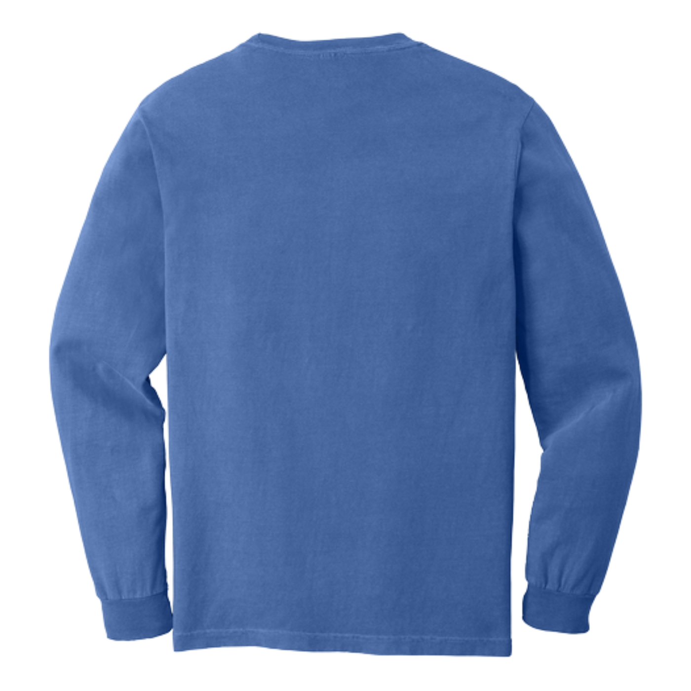 SEI TEAM BRIAN Comfort Colors® Heavyweight Ring Spun Long Sleeve Pocket Tee - Flo Blue