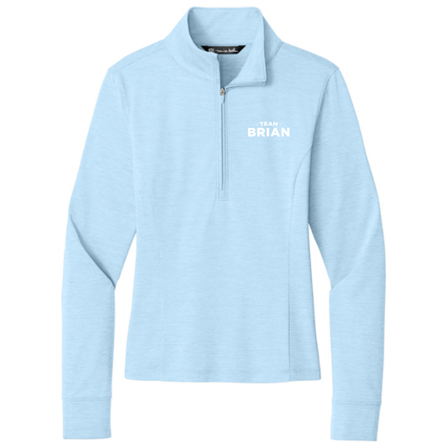 SEI TEAM BRIAN TravisMathew Women’s Onward 1/2-Zip - Airy Blue Heather