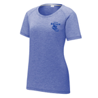 SEI TEAM BRIAN Sport-Tek® Women's PosiCharge® Tri-Blend Wicking Scoop Neck Raglan Tee - True Royal Heather