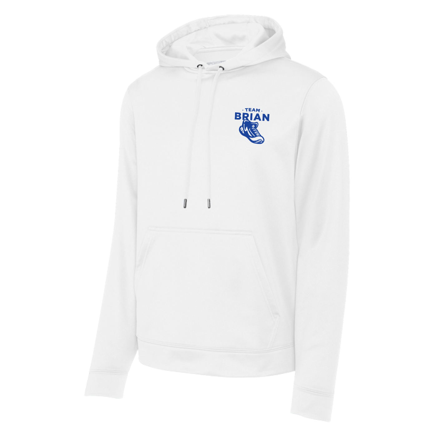 SEI TEAM BRIAN Sport-Tek® Sport-Wick® Fleece Hooded Pullover - White