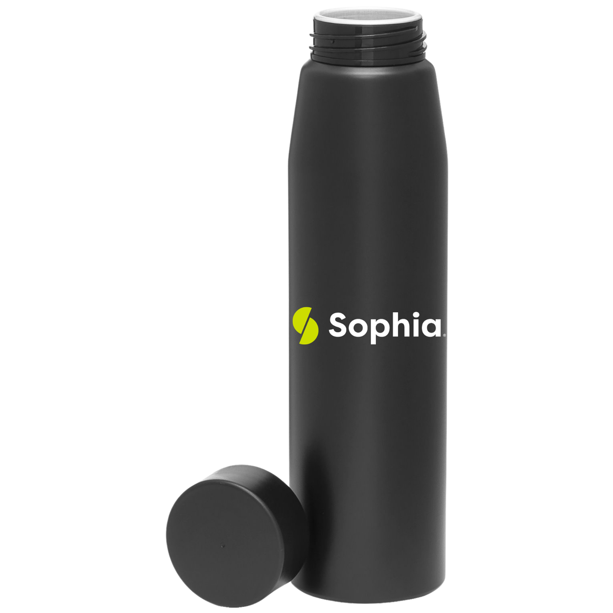 SOPHIA h2go 24 oz. aluminum water bottle - MATT BLACK