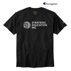 NEW SEI-Champion ® Heritage 6-Oz. Jersey Tee-Black