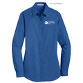 NEW SEI - Port Authority Ladies SuperPro Twill Shirt - True Blue
