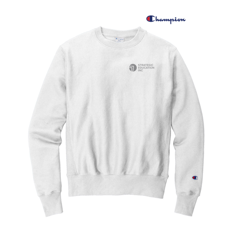NEW SEI Champion ® Reverse Weave ® Crewneck Sweatshirt - WHITE