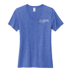 NEW SEI Allmade® Women’s Recycled Blend V-Neck Tee - Reused Royal Heather
