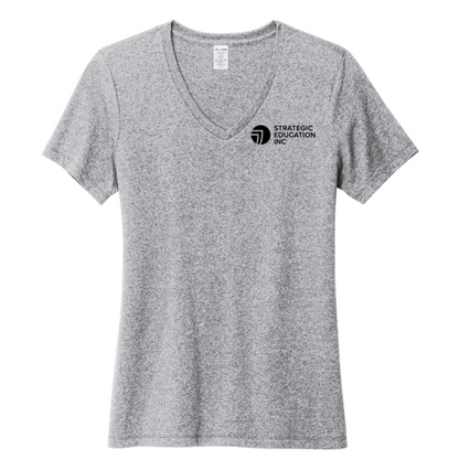 NEW SEI Allmade® Women’s Recycled Blend V-Neck Tee - Remade Grey Heather