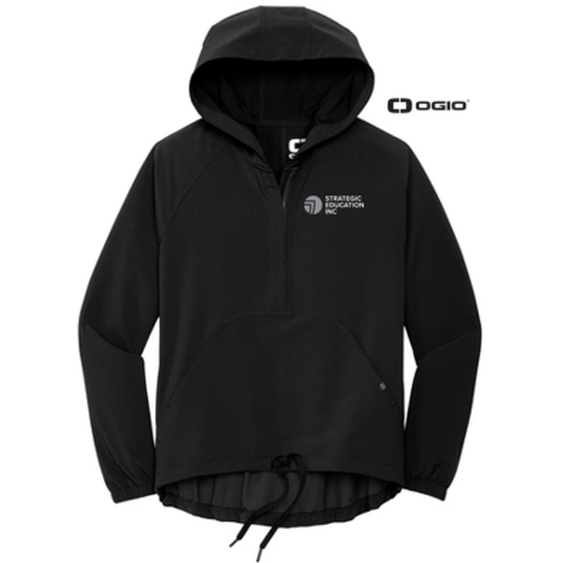 SEI OGIO® Ladies Connection Anorak - Blacktop