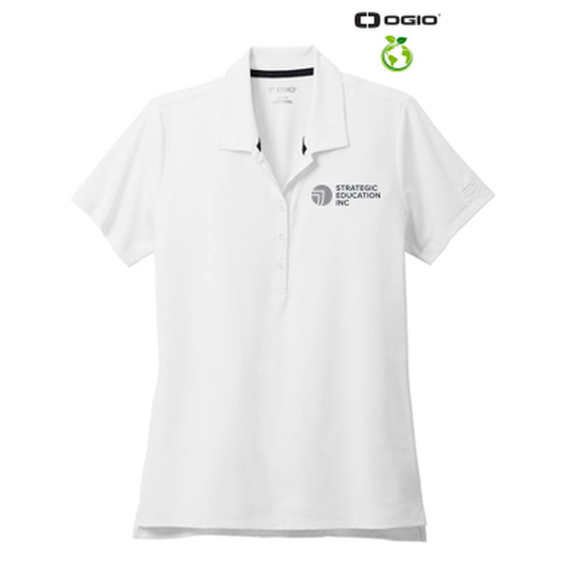 SEI OGIO® Ladies Regain Polo - White