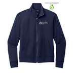 SEI Port Authority® Ladies C-FREE® Double Knit Full-Zip - True Navy