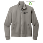 SEI Port Authority® Ladies C-FREE® Double Knit Full-Zip - Smoke Grey