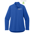 SEI Port Authority® Ladies C-FREE® Double Knit 1/4-Zip - True Royal