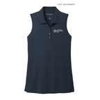 SEI Port Authority® Ladies Dry Zone® UV Micro-Mesh Sleeveless Polo - River Blue Navy