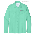 SEI Port Authority® Ladies Long Sleeve UV Daybreak Shirt - Bright Seafoam