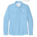 SEI Port Authority® Ladies Long Sleeve UV Daybreak Shirt - Light Blue