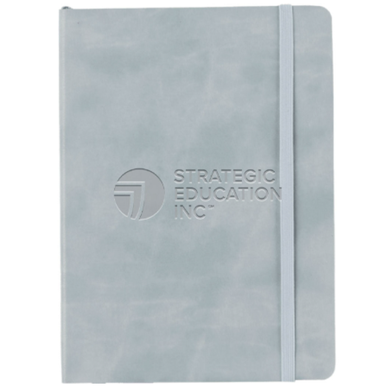 SEI 5” x 7” FSC ® Recycled Morano Recycled Soft Bound Journal - GREY