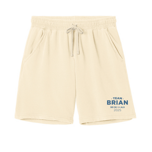 SEI TEAM BRIAN Comfort Colors® Lightweight Sweatshort - Ivory