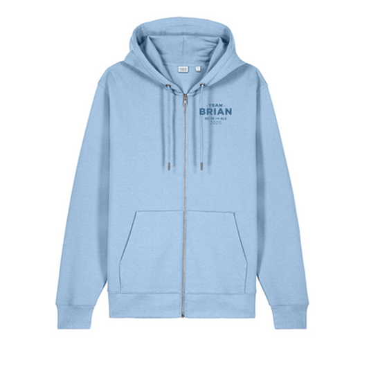 SEI TEAM BRIAN Stanley/Stella Unisex Cultivator 2.0 Full-Zip Hooded Sweatshirt - Blue Soul