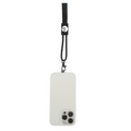 SEI Lany Adjustable RPET Phone Lanyard - Black