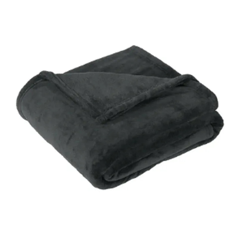 SEI Port Authority® Oversized Ultra Plush Blanket - Graphite
