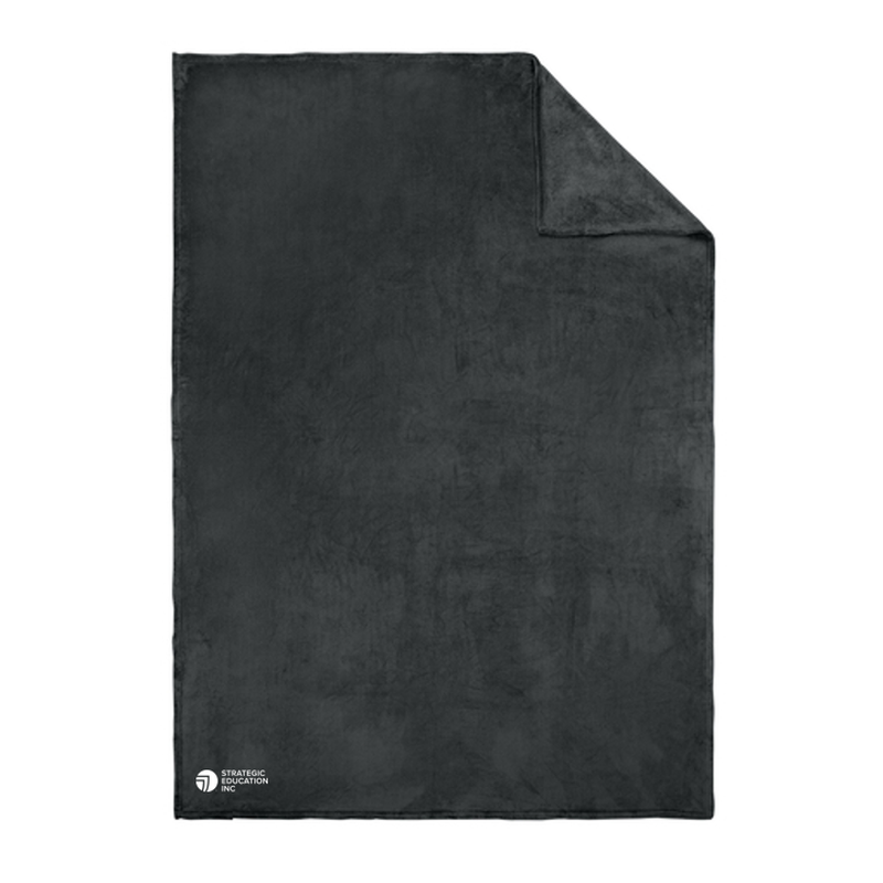 SEI Port Authority® Oversized Ultra Plush Blanket - Graphite