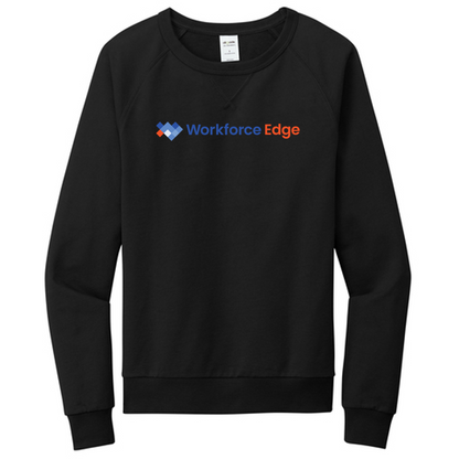 WORKFORCE EDGE Allmade® Unisex Organic French Terry Crewneck Sweatshirt - BLACK