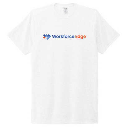 WORKFORCE EDGE -Allmade® Unisex Tri-Blend Tee-WHITE